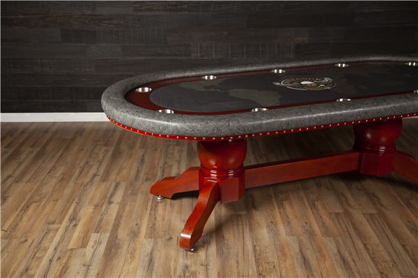 Oval poker table