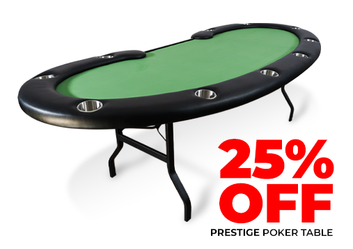 Prestige Folding Leg Poker Table